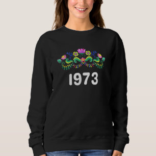 Sudadera Naranja amarillo rosa de las flores Pro Choice 197
