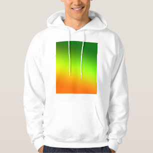 Sudadera Naranja amarillo verde simple mínimo.personalizad