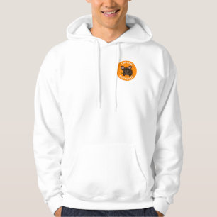 Sudadera Naranja Brindle I Speak Frenchie Doble costado