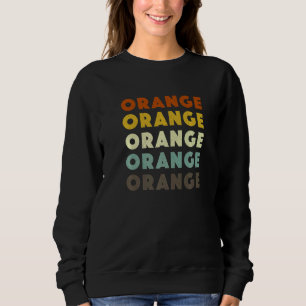 Sudadera Naranja California American Ca Usa Hometown Reside
