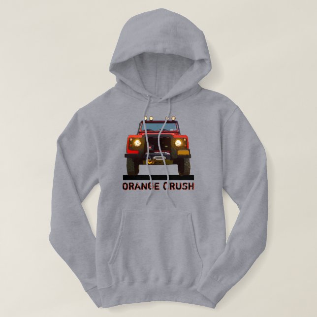 Sudadera NARANJA CRUSH Hoodie (Diseño del anverso)