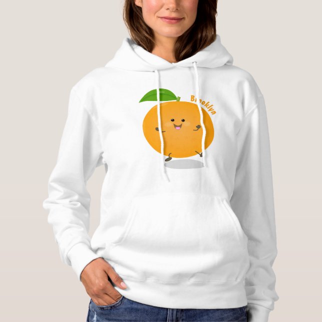 Sudadera Naranja de danza dulce cítricos (Anverso)