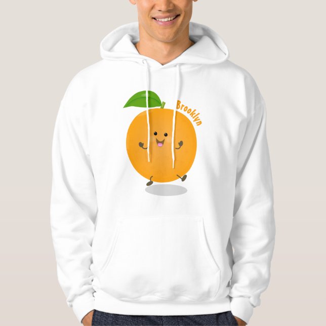 Sudadera Naranja de danza dulce cítricos (Anverso)