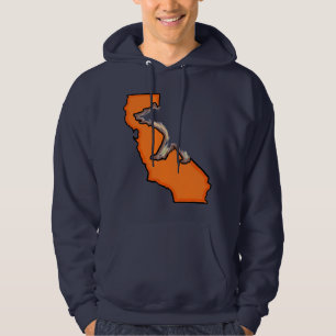 Sudadera Naranja de símbolo del estado de oso de California