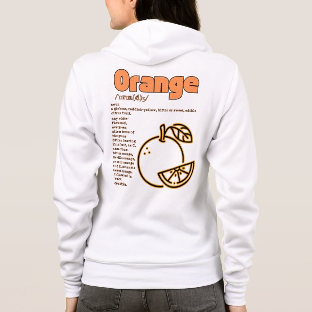 Sudadera Naranja.Definir (Reverso)