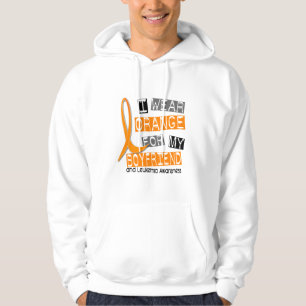 Sudadera Naranja del desgaste de la leucemia I para mi