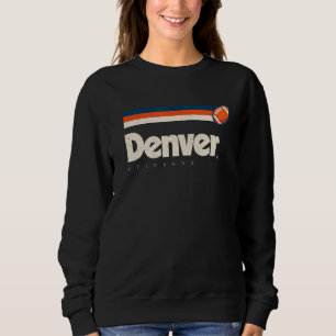 Sudadera Naranja del equipo de fútbol de Retro Denver Co