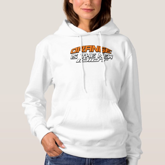 Sudadera Naranja es el nuevo idiota (Anverso)