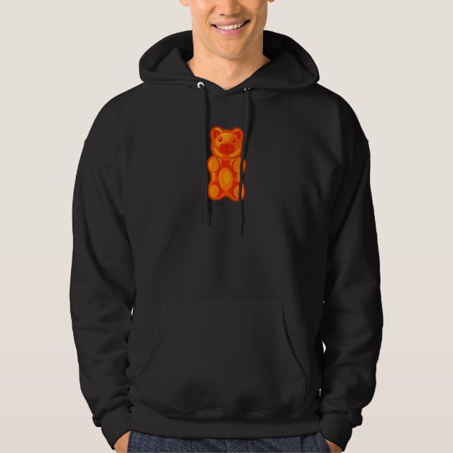 Sudadera Naranja Gummy Bear Candy (Anverso)