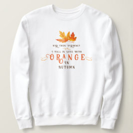 Sudadera Naranja Hoja de Otoño