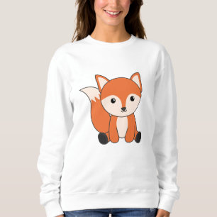 Sudadera Naranja Kawaii de Fox Forest Animal Foxes