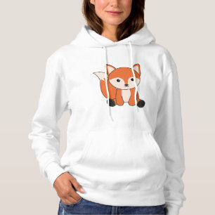 Sudadera Naranja Kawaii de Fox Forest Animal Foxes