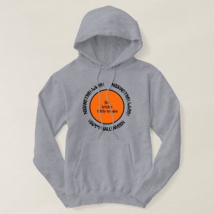 Sudadera Naranja Negro Moderno Estilo Feliz Halloween