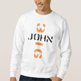 Sudadera Naranja Noir del croix del en de Juan 3,16