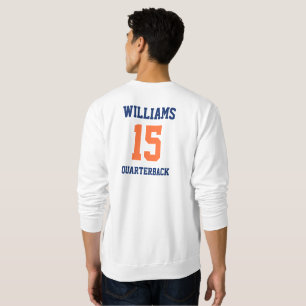 Sudadera Naranja y Azul
