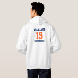 Sudadera Naranja y Azul