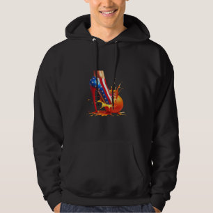 Sudadera Naranjas de tacones altos aplastan a Kamala Harris