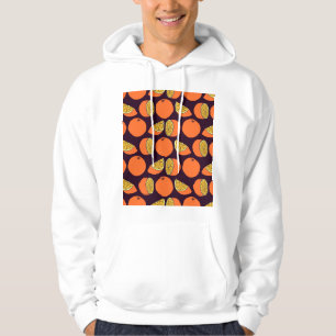 Sudadera Naranjas sin inconvenientes, textura vintage.