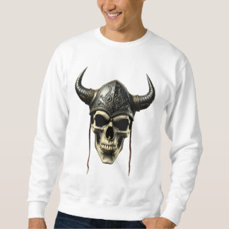 Sudadera Naranse Viking Skull Sweatshirt