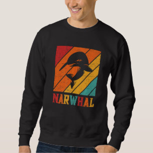 Sudadera Narval Unicornio Retro Pez Mar Lluvia Niños Chico