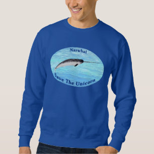 Sudadera Narwhal - Salven al unicornio