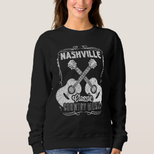 Sudadera Nashville Classic Country Music Tennessee Guitar P