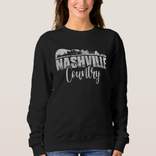 Sudadera Nashville Skyline Tennessee Country Music Guitar P