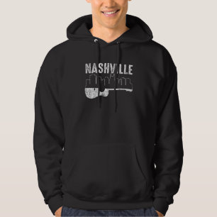 Sudadera Nashville Skyline Tennessee Country Music Guitar P