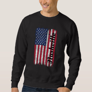 Sudadera Nashville Tennessee Bandera Americana Patriotic Na