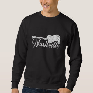 Sudadera Nashville Tennessee Country Music Retro Guitar Pl