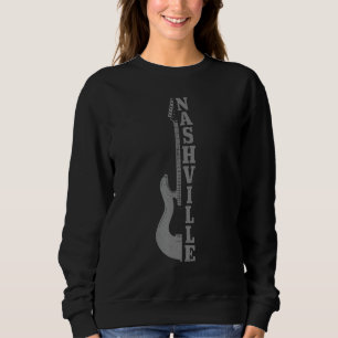 Sudadera Nashville Tennessee Vintage Country Music City Gui