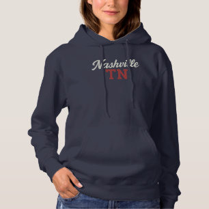 Sudadera Nashville TN Script and Block Letter Design