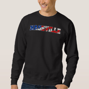 Sudadera Nashville Usa Tennessee Country Music American Fla