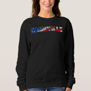 Sudadera Nashville Usa Tennessee Country Music American Fla
