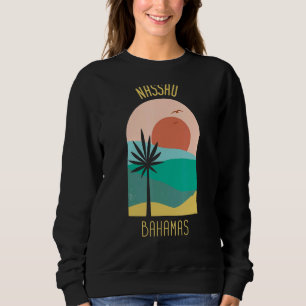 Sudadera Nassau Bahamas Boho Vintage Vacation Souvenir