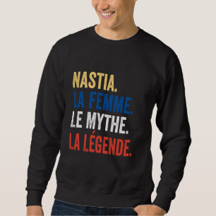Sudadera Nastia La mujer el mito el regalo de la leyenda pa