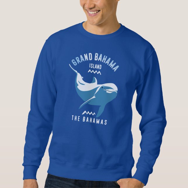 Sudadera Natación con delfines Gran Bahama (Anverso)