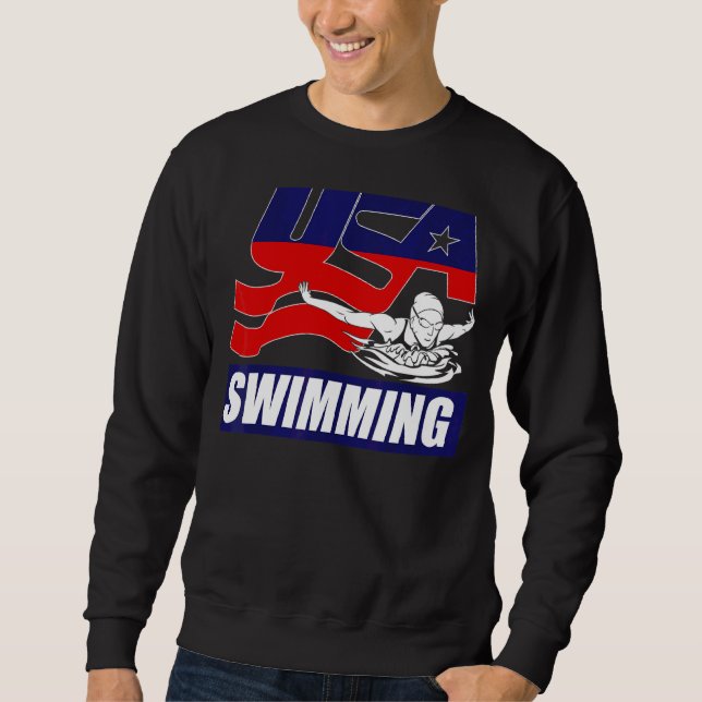 Sudadera Natación Swimmer Coach Swim Team Sports 2022 U S (Anverso)