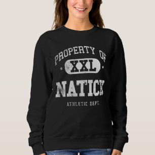 Sudadera Natick Property Xxl Sport College Athletic Funny