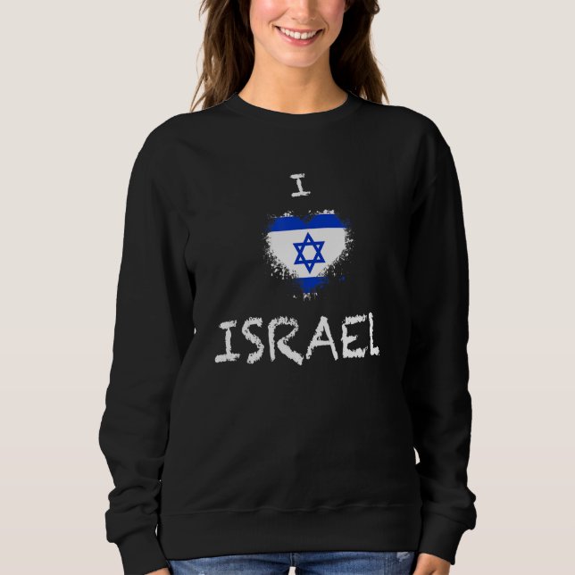 Sudadera National Flag of Israel souvenir  for men women 7 (Anverso)