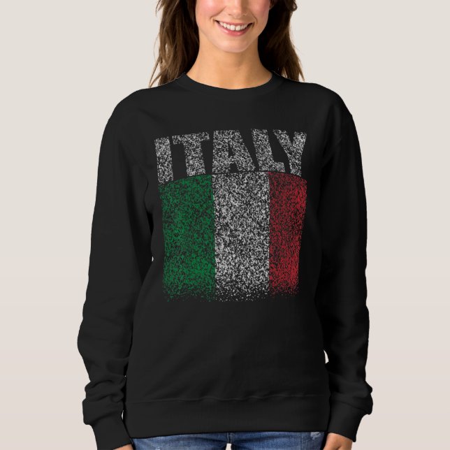 Sudadera National Flag of Italy souvenir  for men women 6 (Anverso)