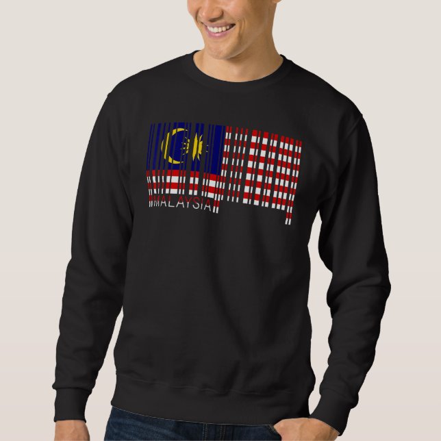 Sudadera National Flag of Malaysia souvenir  for men women  (Anverso)
