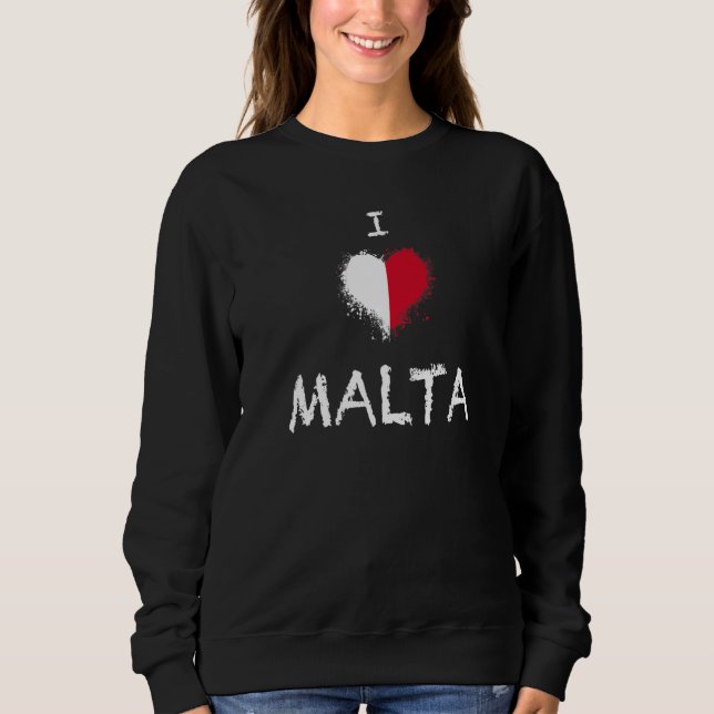 Sudadera National Flag of Malta souvenir  for men women  3 (Anverso)