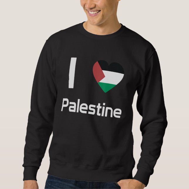 Sudadera National Flag of Palestine souvenir  for men women (Anverso)