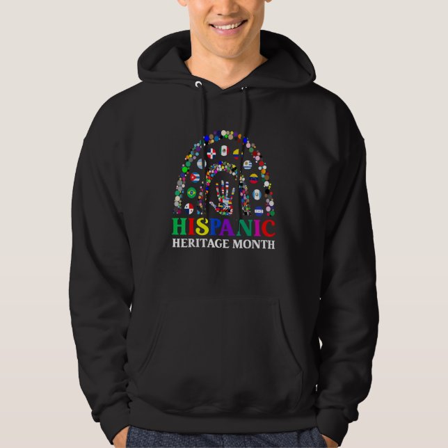 Sudadera National Hispanic Heritage Month Rainbow All Count (Anverso)