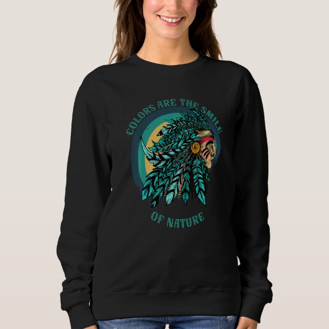 Sudadera Native American Saying (Anverso)