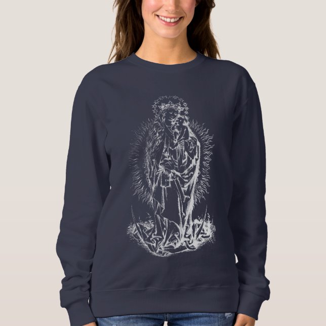 Sudadera Natividad Madonna y Virgen Infantil María (Anverso)
