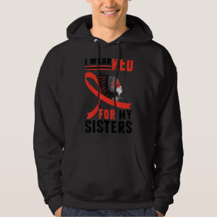 Sudadera Nativo América Mmiw Conciencia Que Llevo Rojo Para