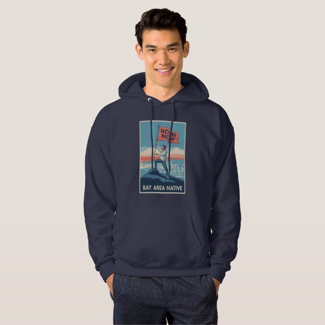 Sudadera Nativo del Área de la Bahía Silicon Valley (Anverso completo)