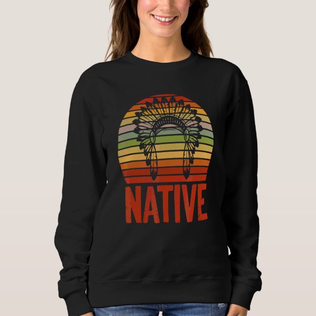 Sudadera Nativo indio americano (Anverso)